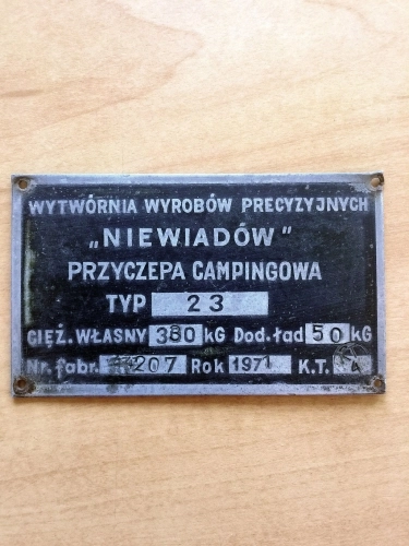 Przyczepa, w której posiadaniu jest Pan Jacek, to jeden z zaledwie 570 egzemplarzy - zdjęcie 7